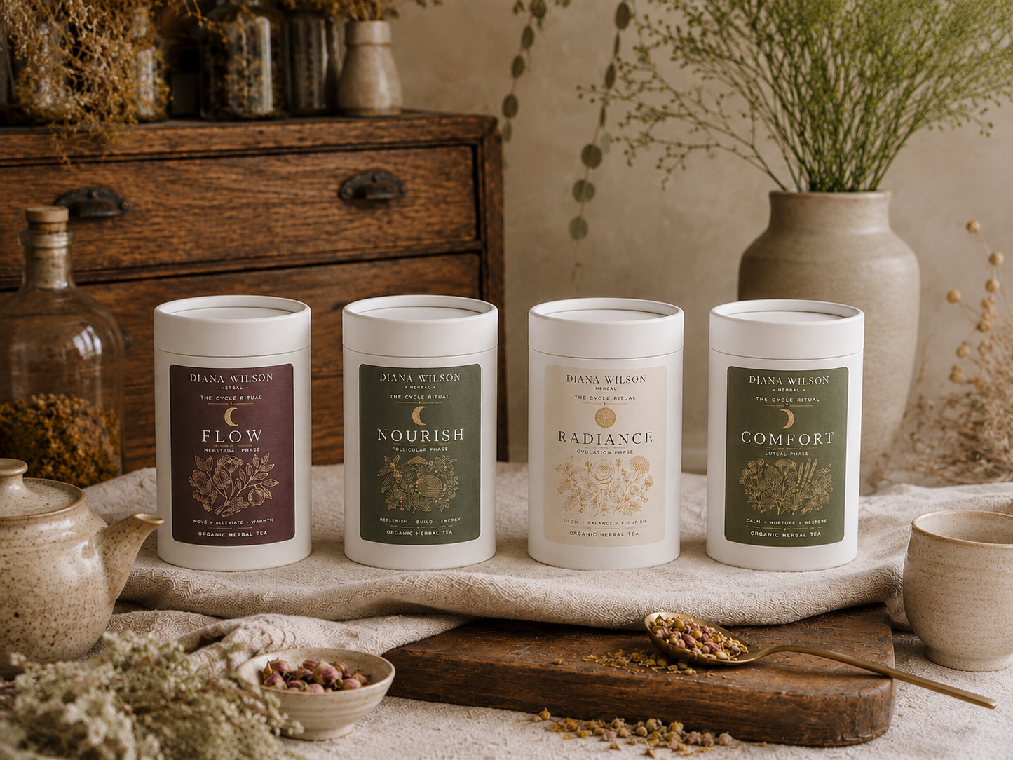 The Cycle Ritual 30 Day Tea Starter Pack